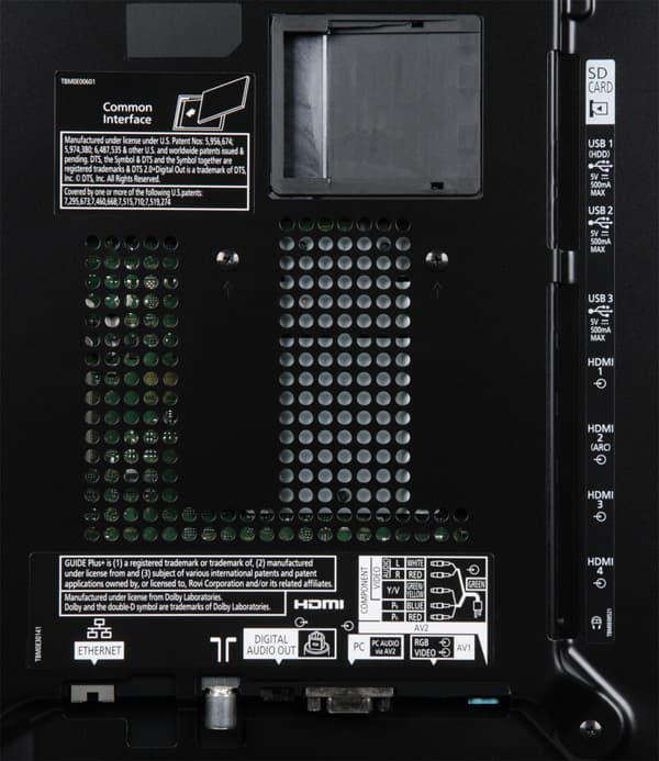 ЖК-телевизор Panasonic VIERA TX-LR42ET5, разъемы ЖК-телевизор Panasonic VIERA TX-LR42ET5, разъемы