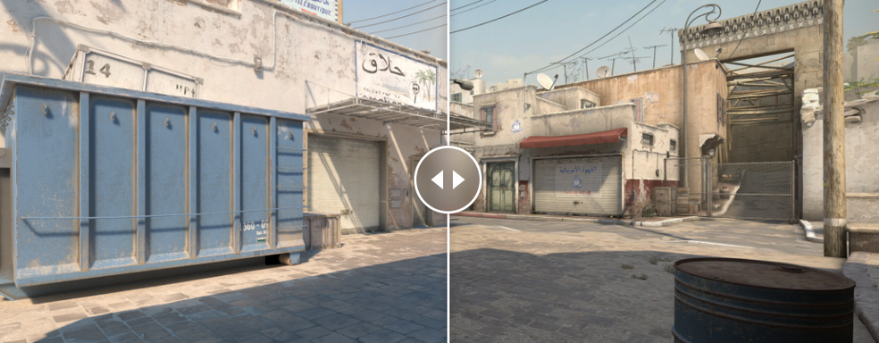 Сравнение карт Counter-Strike 2 и CS GO. Как Valve преобразила классику на Source 2