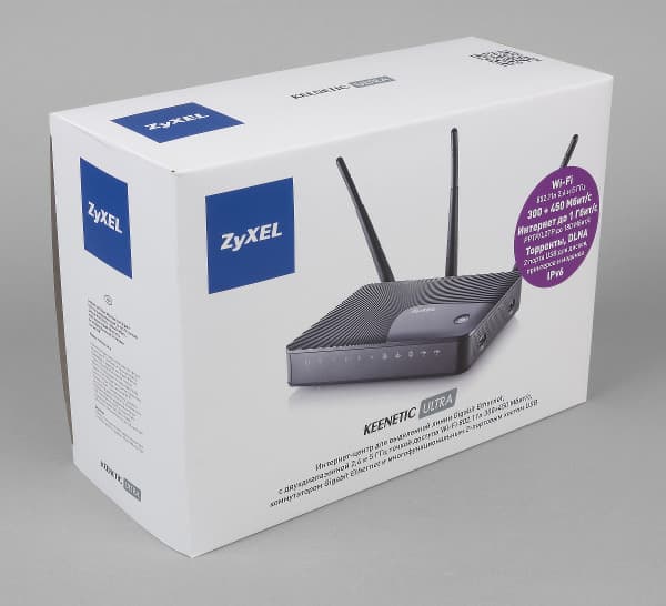 Упаковка Zyxel Keenetic Ultra Упаковка Zyxel Keenetic Ultra