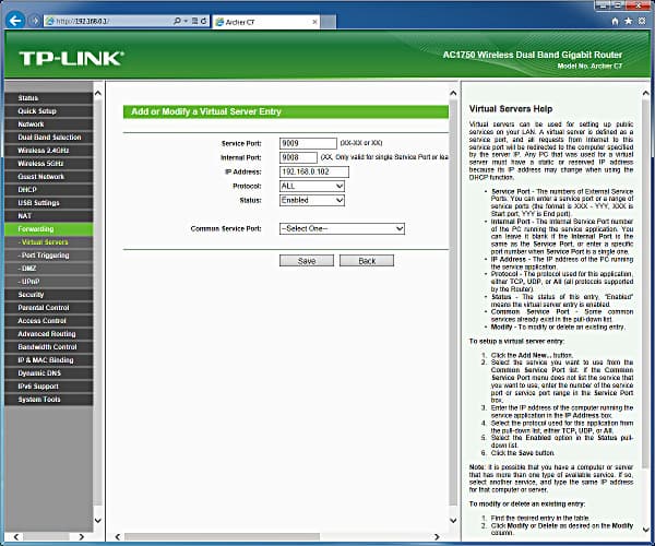 Настройка TP-Link Archer C7 Настройка TP-Link Archer C7