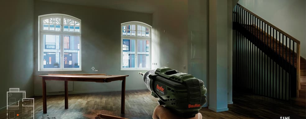 Представлена необычная реклама электроинструментов в стиле шутеров