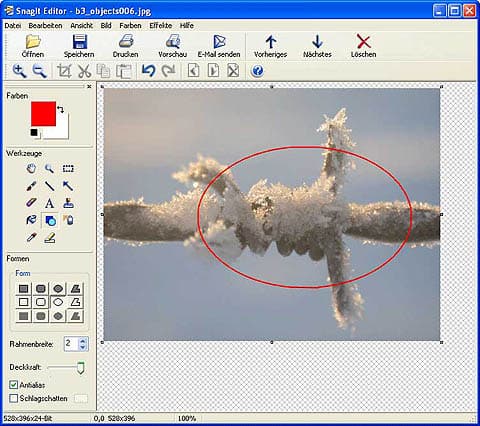 Редактор SnagIt Editor