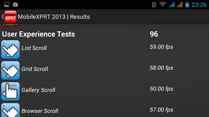 Обзор IRU M5302 Gzhel. Скриншоты. MobileXPRT 2013