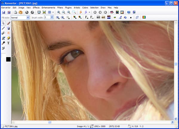 Графический редактор Konvertor