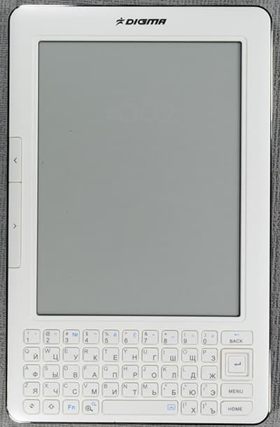 Электронная книга (читалка) Digma s602 с экраном Pearl HD, QWERTY-клавиатурой и FM-приемником