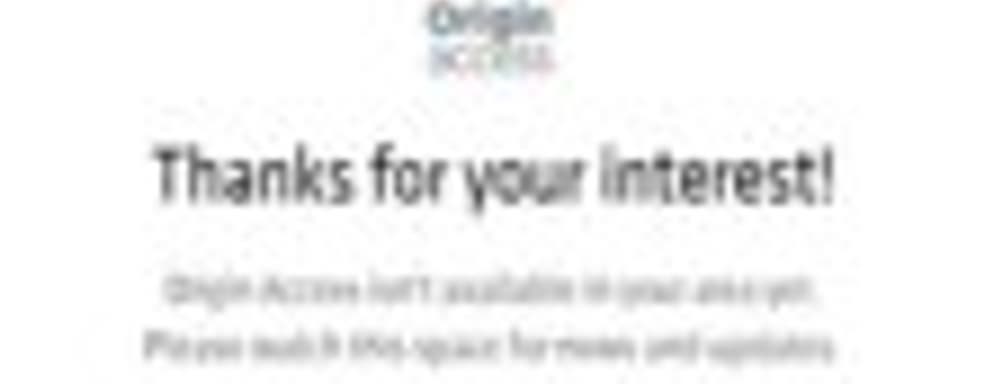 ЕА Origin Access стартовал на РС