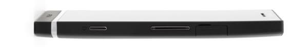 правая грань Sony Xperia S — правая грань