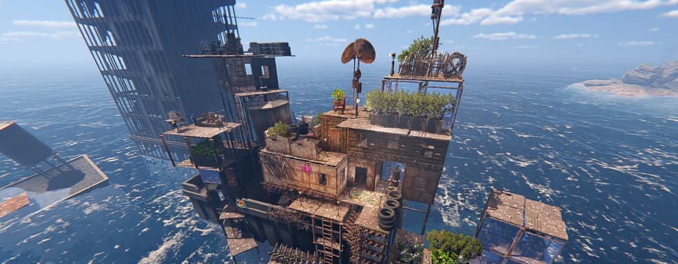 Знакомимся с геймплеем выживания Sunkenland. Это игра по мотивам «Водного мира»