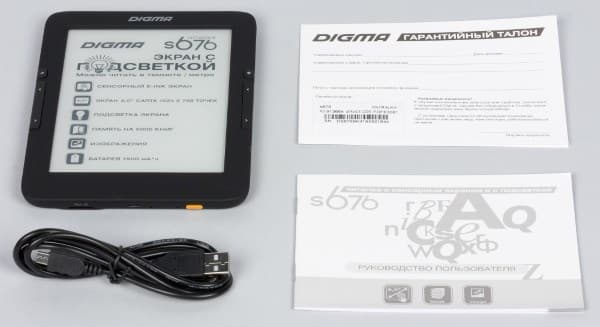 Электронная книга Digma S676