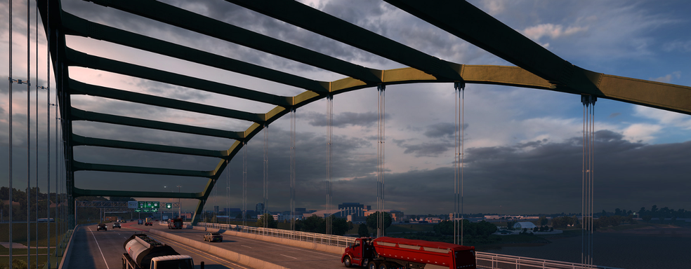 Дорожная сеть Айовы в American Truck Simulator с уникальными перекрёстками. Скриншоты дополнения с новым штатом