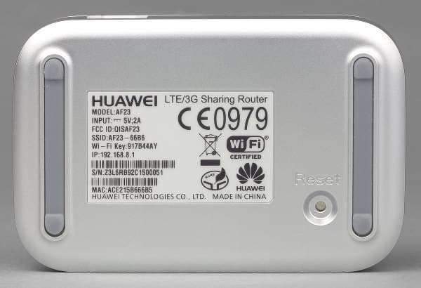 Внешний вид роутера Huawei AF23 Внешний вид роутера Huawei AF23