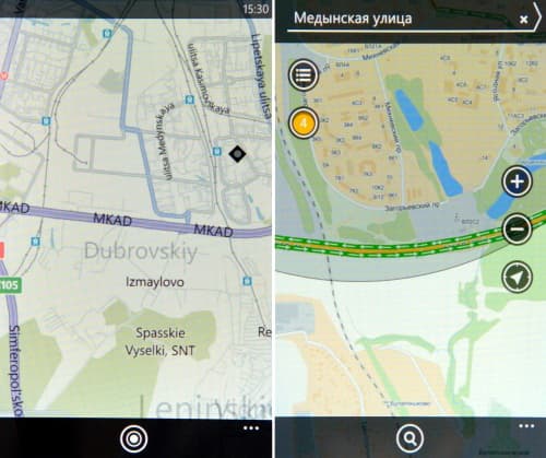 Samsung Omnia W карты