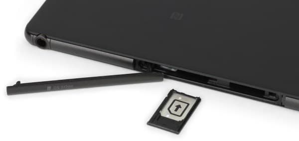 Внешний вид планшета Sony Xperia Z4 Tablet