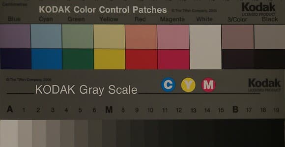 Тестовые таблицы Kodak