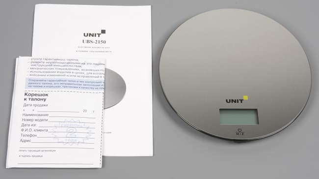 Кухонные весы Unit UBS-2150. Комплект. Кухонные весы Unit UBS-2150. Комплект.