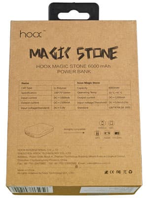 Аккумулятор Hoox Magic stone: упаковка