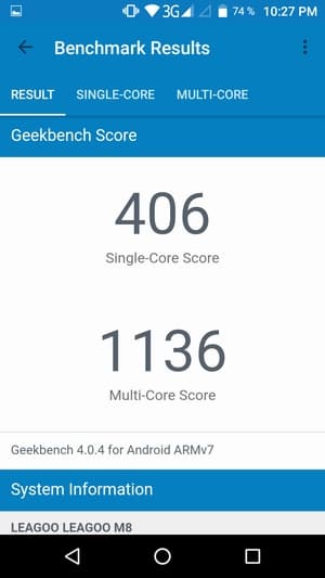 Обзор смартфона Leagoo M8