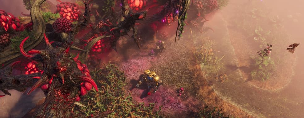 Меха-боевик The Riftbreaker с 90% в Steam обзавёлся дополнением Heart of the Swamp