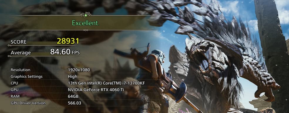 Monster Hunter Wilds получила бенчмарк для ПК-версии