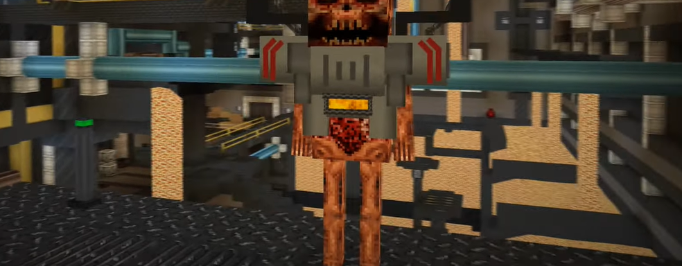 Энтузиаст выпустил DOOM на движке Minecraft. Кубический шутер DOOMED доступен бесплатно