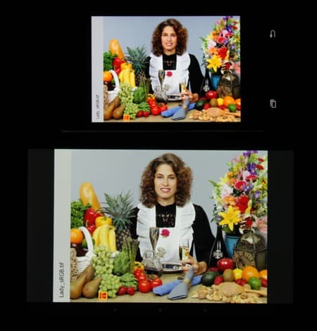 Обзор Samsung Galaxy K zoom. Тестирование дисплея