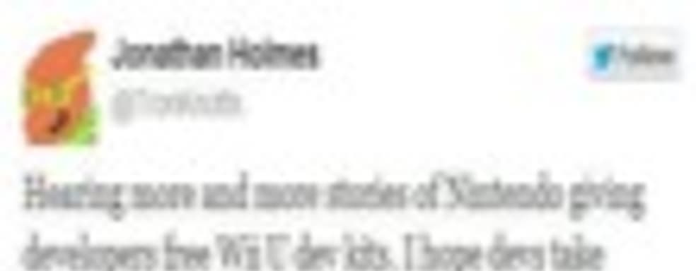 Слух: Nintendo бесплатно раздает девкиты Wii U