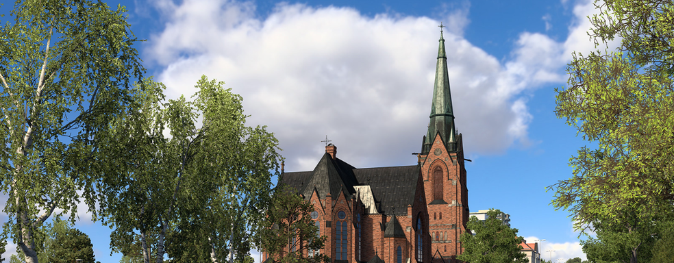 Достопримечательности северных городов в Euro Truck Simulator 2. Новые скриншоты дополнения Nordic Horizons