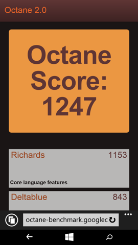 Обзор Nokia Lumia 735. Скриншоты. Octane