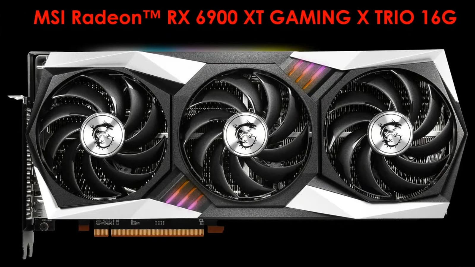 MSI　Radeon RX6800 GAMING X TRIO 16G MSI Radeon RX 6800 GAMING X TRIO 16G - игровая графическая карта MSI