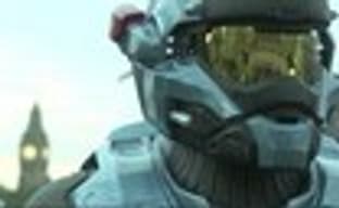 Спартанец с джетпаком на Трафальгарской площади