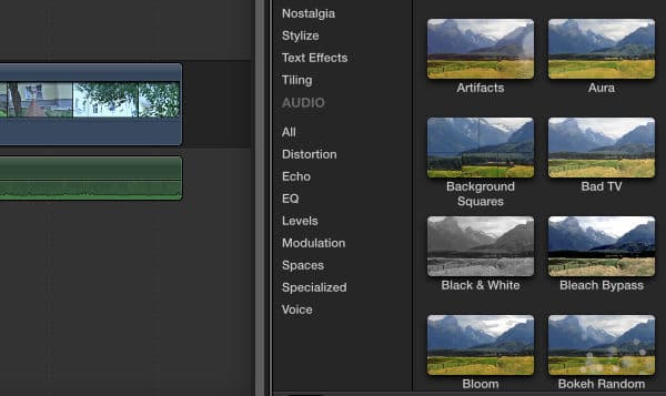 Скриншот программы Final Cut Pro X