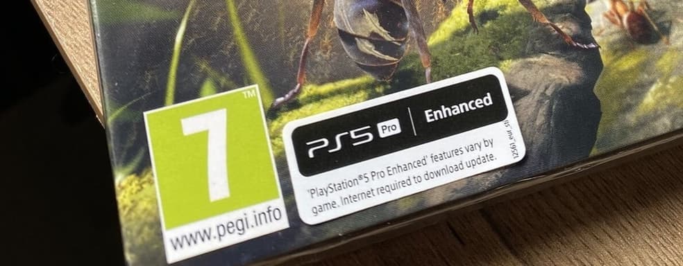 What Does the "PS5 Pro Enhanced" Label Look Like on a Disc Box for a Disc-Free PS5 Pro Console?