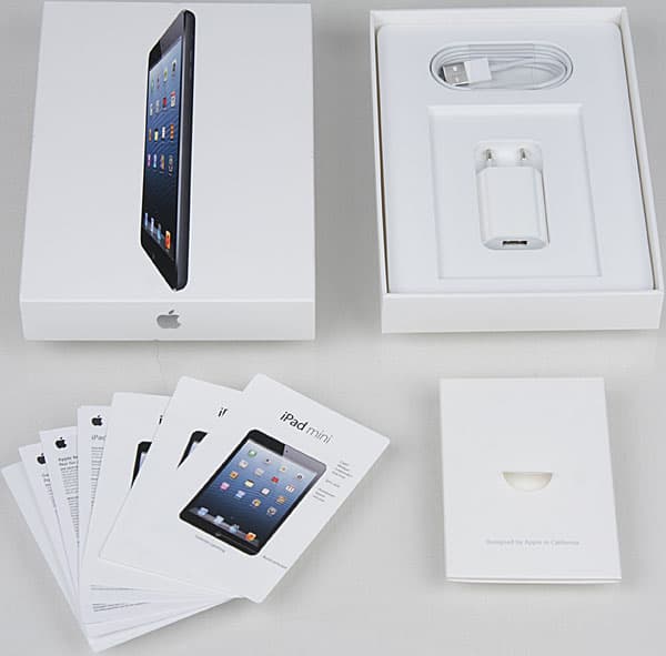 Коробка и комплектация iPad mini