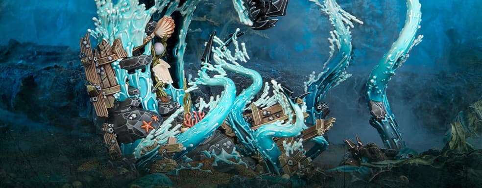 Авторы настолки Warhammer Age of Sigmar показали миниатюры Матаэлы и «Инкарнации Глубин»