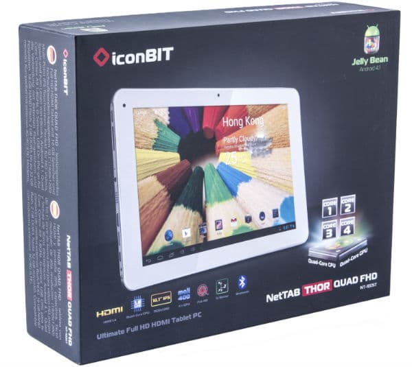 Коробка iconBIT NetTAB Thor Quad FHD