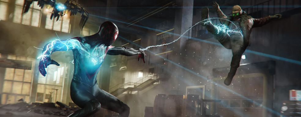 Героя Spider-Man 2 помог ускорить мощный SSD в PlayStation 5, карта почти в два раза больше