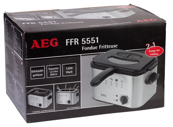 фритюрница-фондюшница AEG FFR 5551