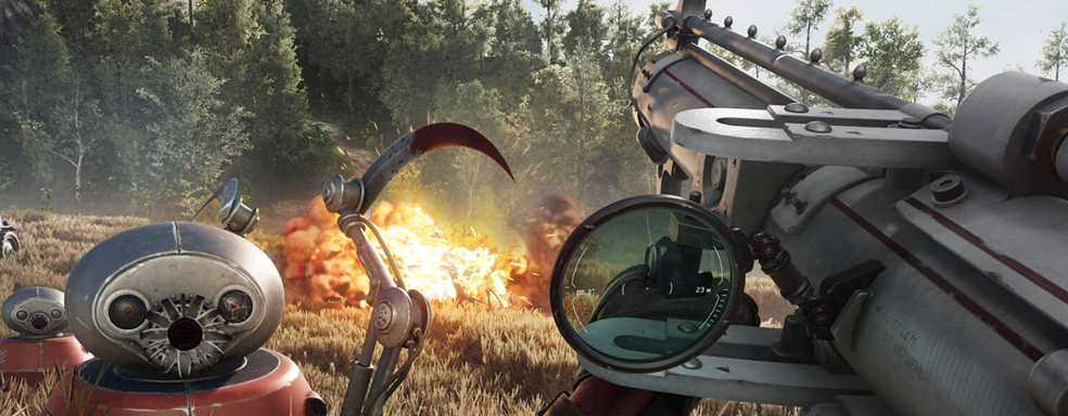 Разработчики Atomic Heart показали оружие с уровнями, меню с ресурсами и рецептами