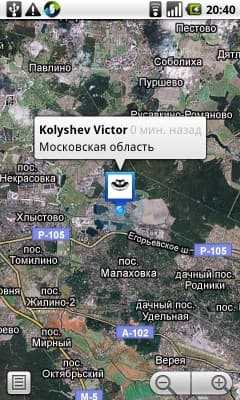 Контакт на карте