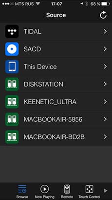 Приложение MediaControl для плеера Oppo BDP-105D