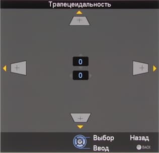 Проектор Dreamvision Inti 2, меню Проектор Dreamvision Inti 2, меню