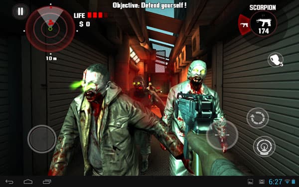 Dead Trigger на планшете iconBIT NetTAB Thor