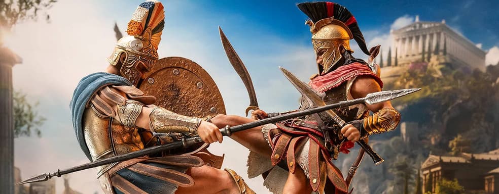 «Это Спарта!»: PureArts открыла предзаказ на диораму с Алексиосом из Assassin’s Creed Odyssey