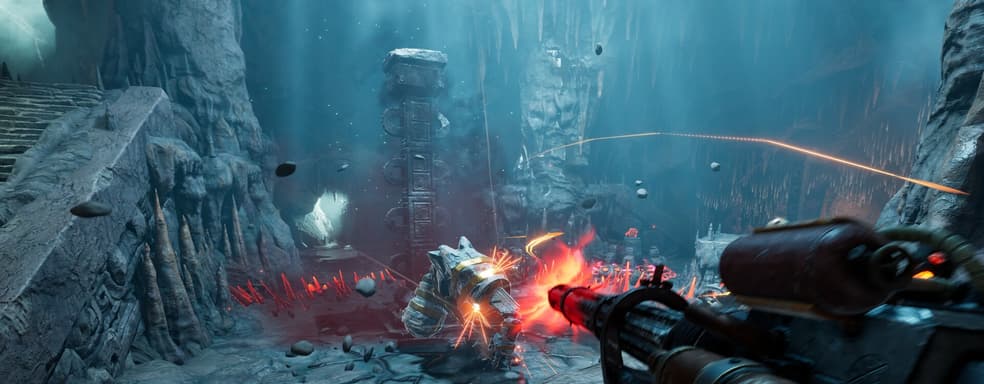 Охотники за рассолом в древних руинах. В Steam вышел динамичный кооперативный шутер Abyssus