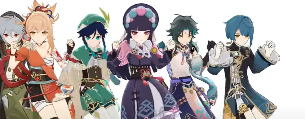 Полсотни героев Genshin Impact пустились в пляс. Блогер устроил танцевальное шоу