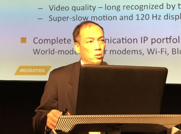 Фото с мероприятия MediaTek на MWC 2015