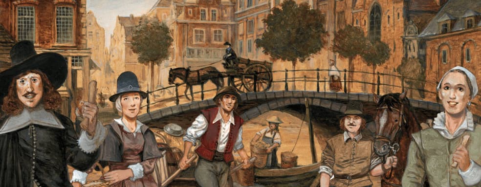 Эра торгового бума: в России выпустили настольную игру «Ticket to Ride: Амстердам»