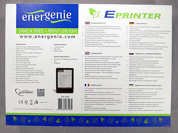Energenie e-Paper Printer ePP2