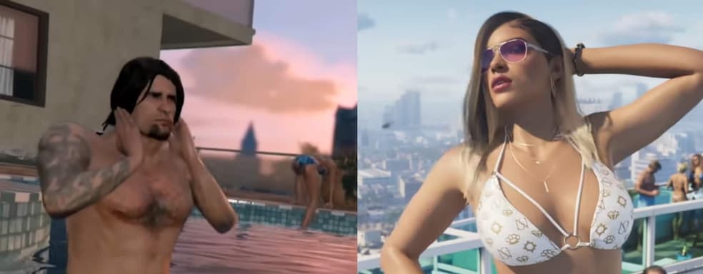 Трейлер GTA 6 попробовали воссоздать в Grand Theft Auto 5