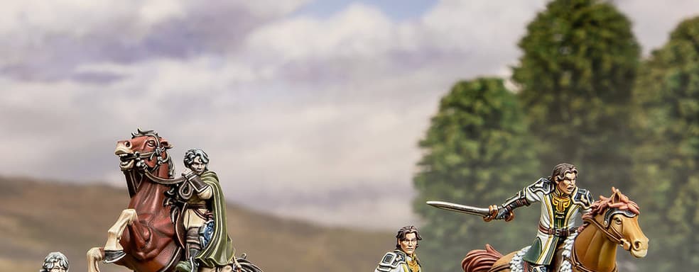 Команда настольной игры Middle Earth Strategy Battle Game показала миниатюры Фреалафа Хильдесона и Олвин